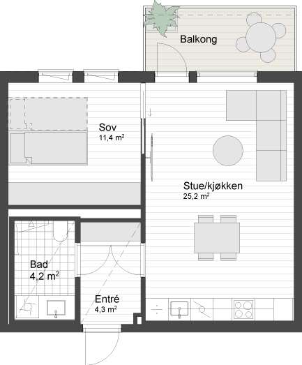 Plantegning 1